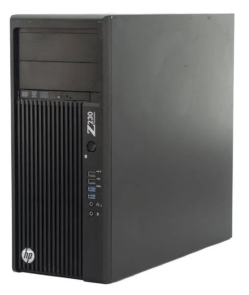 HP Z230 WorkStation - Intel i5-4590 3,3GHz 8GB 256GB SSD +1TB HDD - Nvidia RTX 2060 Win10 Pro - Grade B